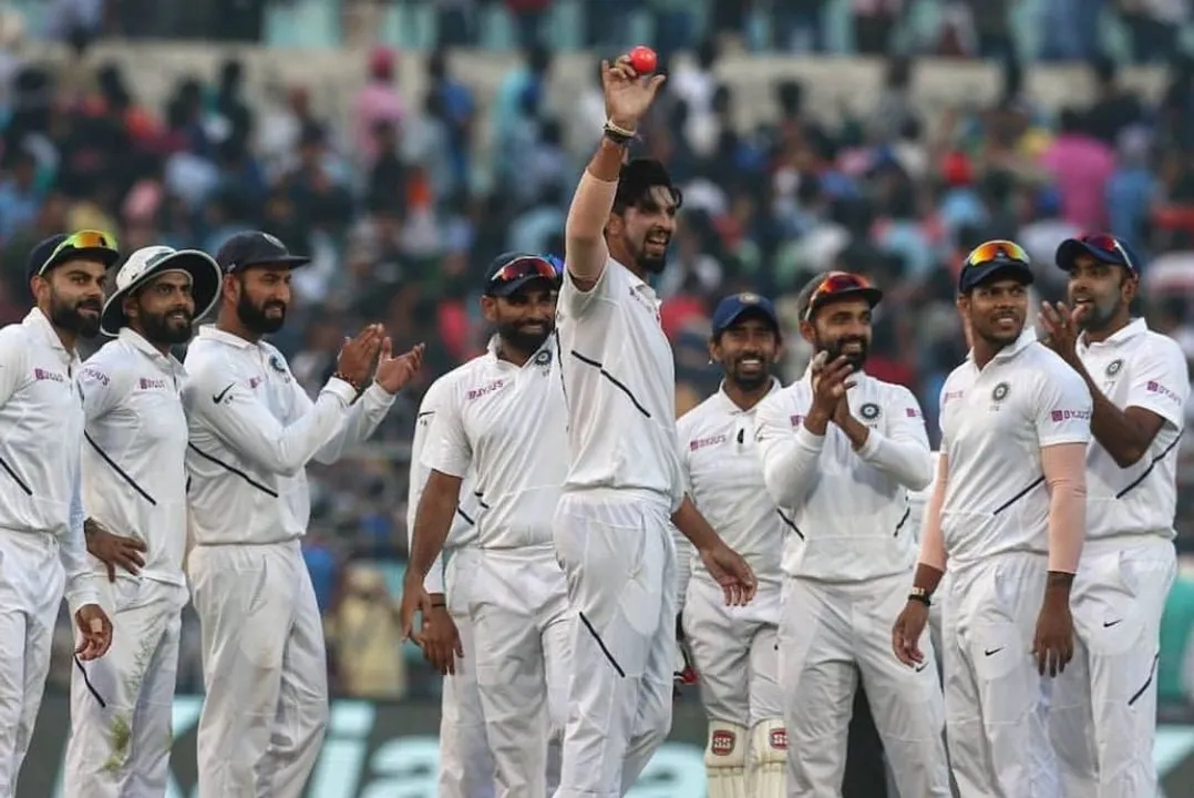 India win Pink Ball Test to sweep series