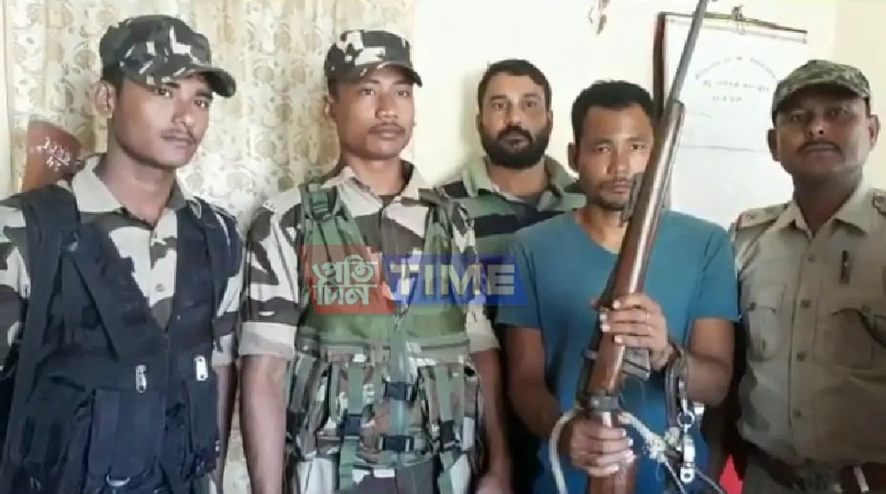 Rhino Poacher Arrested From Gohpur