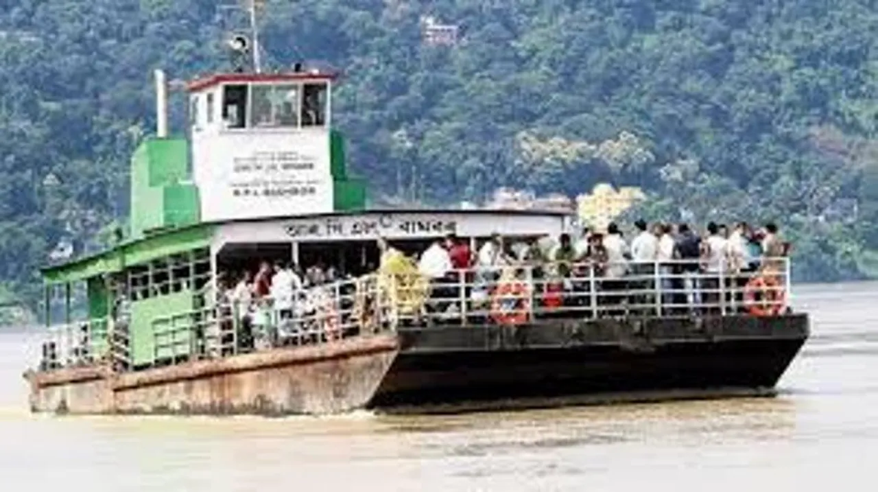 Majuli: Neematighat-Bound Ferry Stranded Midstream