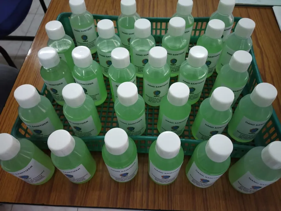 COVID19: Cotton University prepares its own hand sanitizer