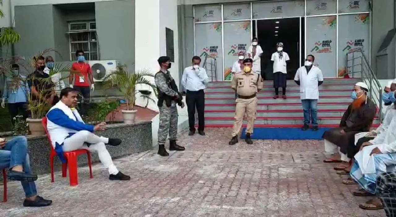 Himanta Declares Sarusajai Stadium as ‘Temporary Jail’