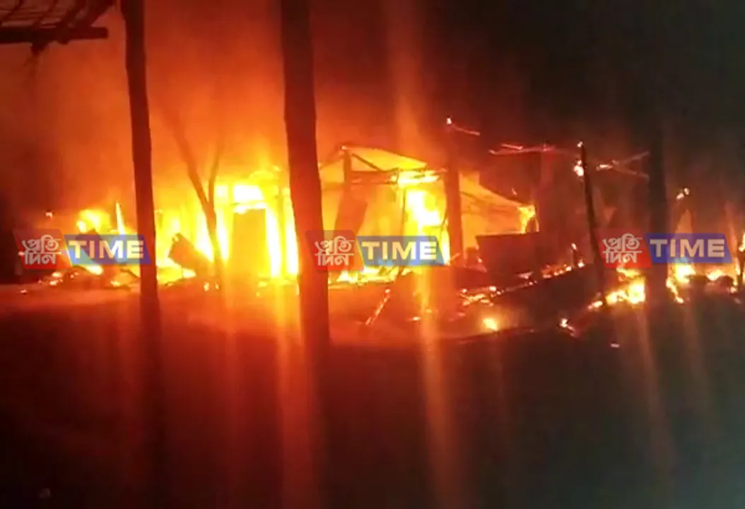 Massive Fire Breaks Out In Samaguri