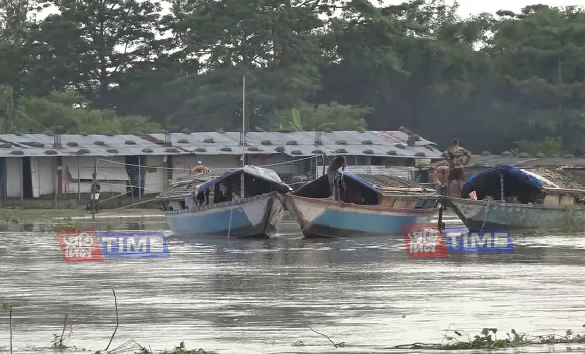 Mankachar floodwaters submerge BSF camp