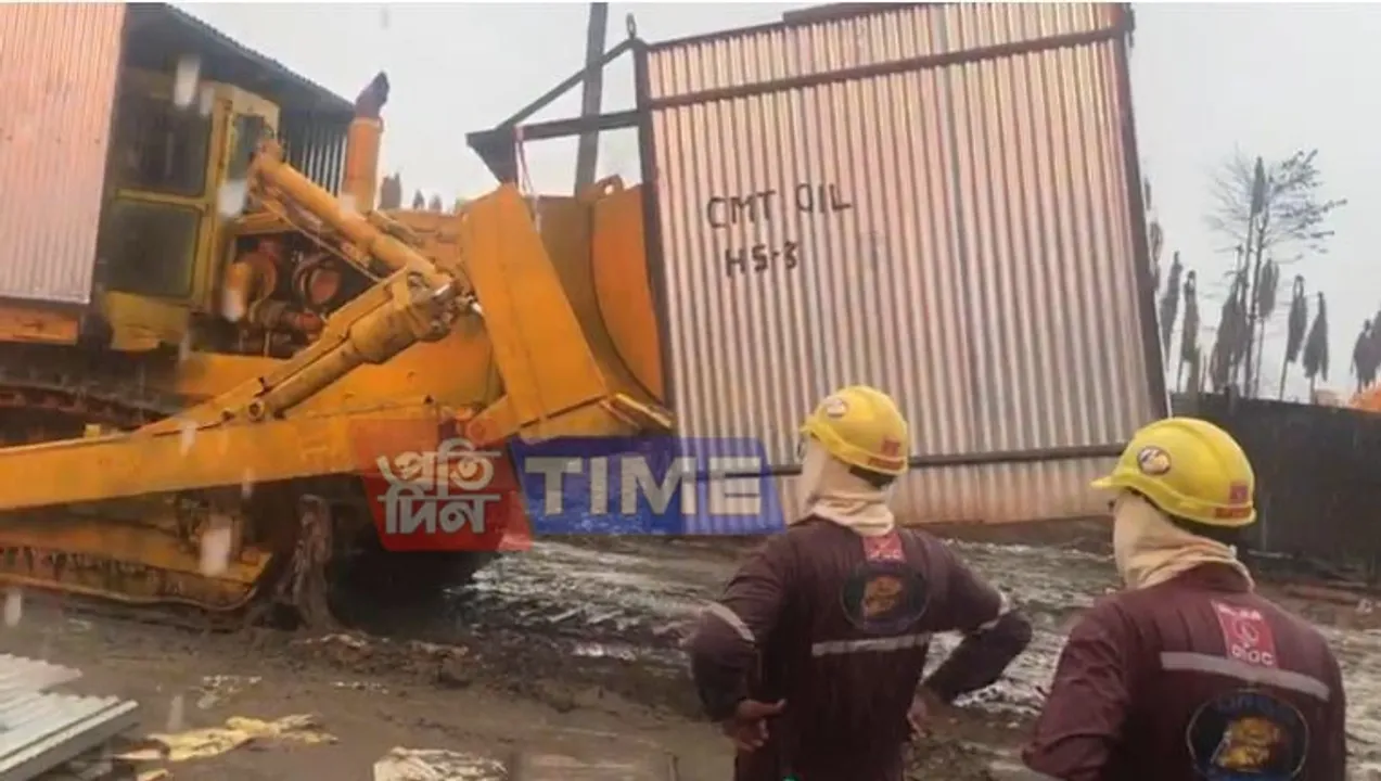 Baghjan: Debris Removal Operation Continues Despite Poor Weather