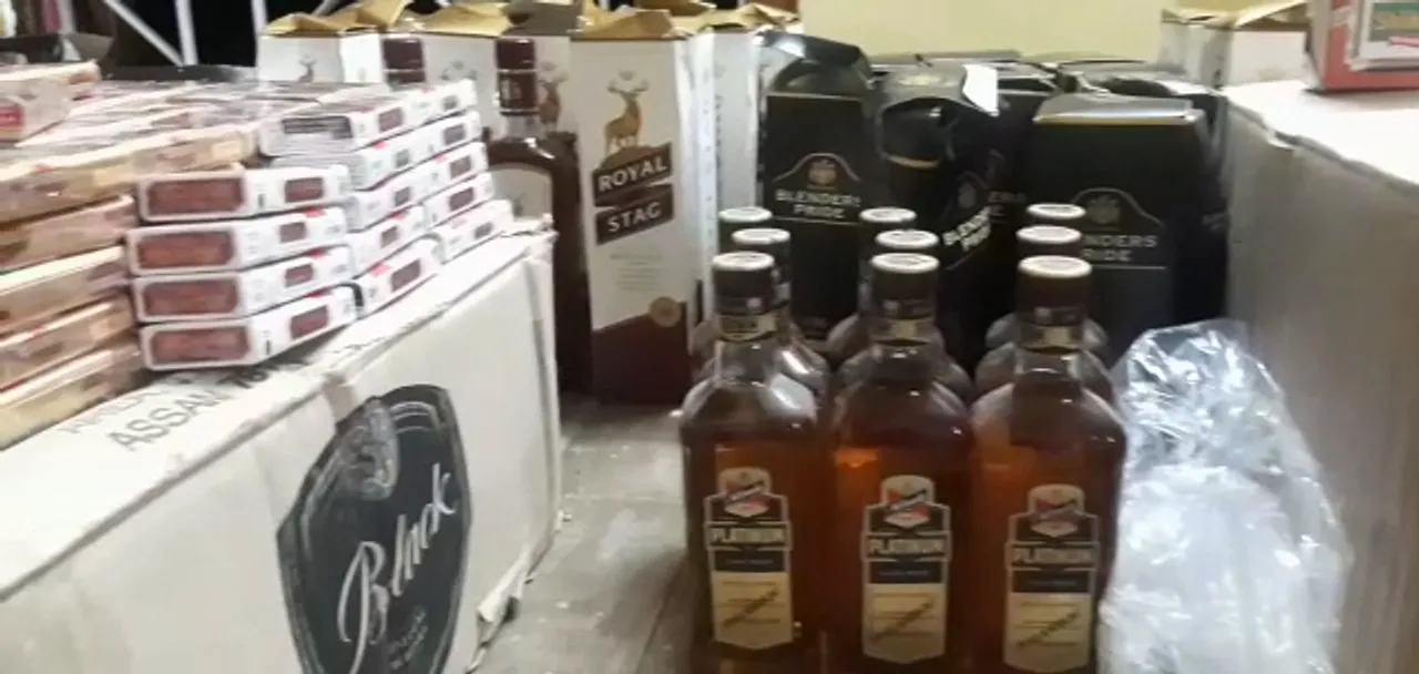Guwahati: Foreign liquor, tobacco seized