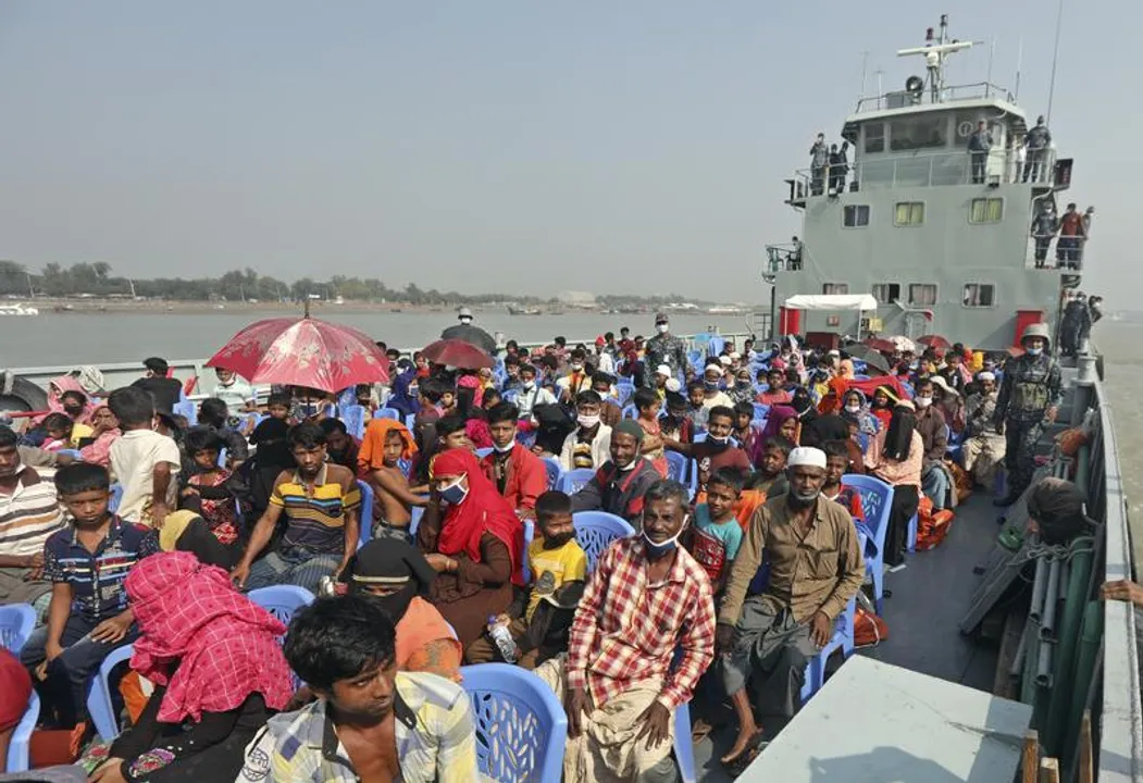 Bangladesh Ships 1,600 Rohingya to Remote Island