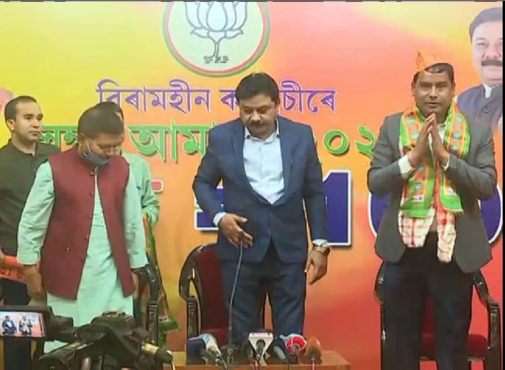 AMSU President Arunjyoti Moran Joins BJP