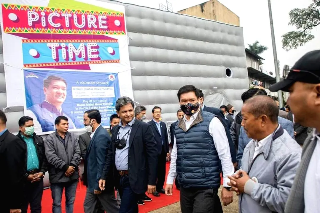 Mobile Cinema Theatre Comes Up In Arunachal