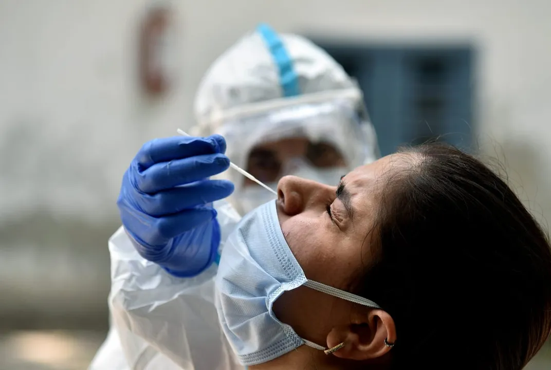 India Witnesses 18 Pc Dip in COVID-19 Cases, Registers 6,594 Infections