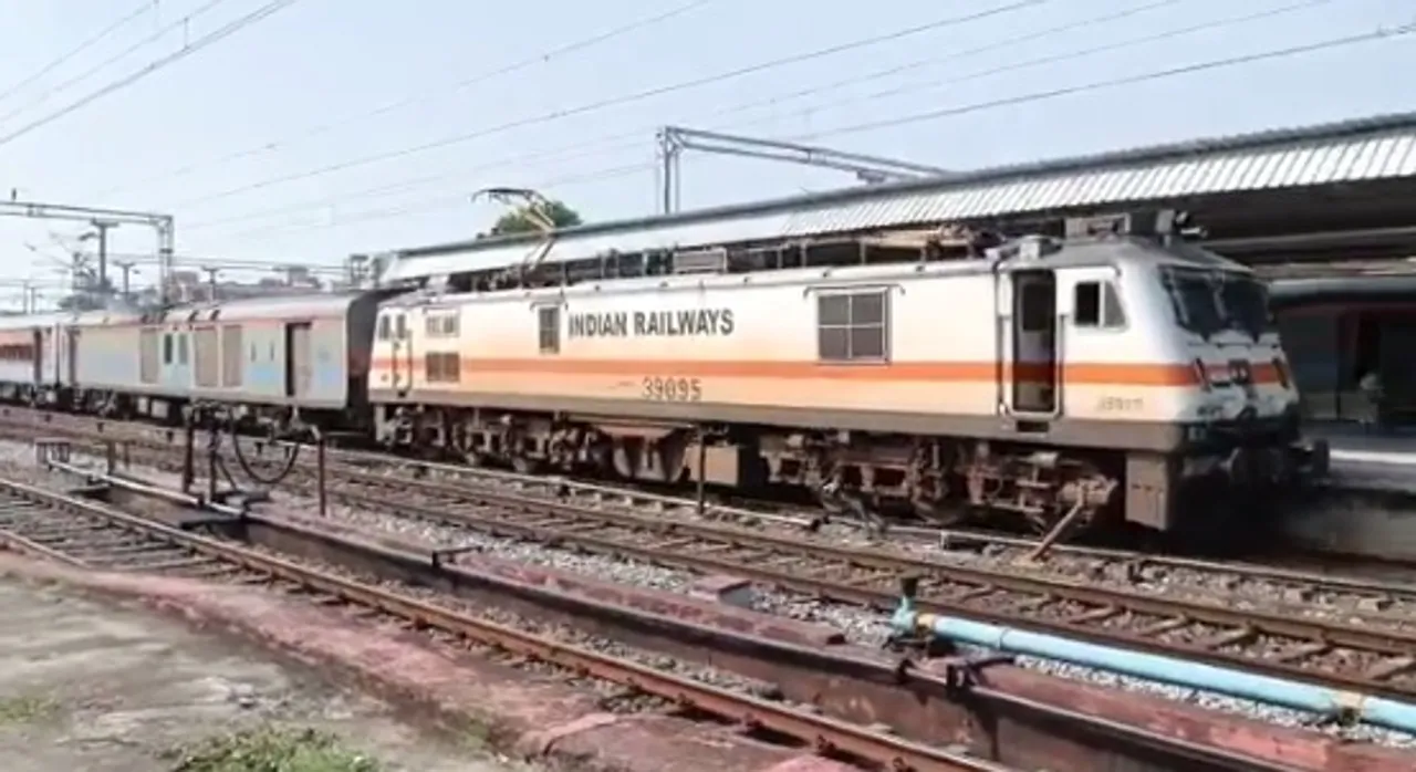 First Passenger Train Via Electrified Territory Reaches Kamakhya From Delhi