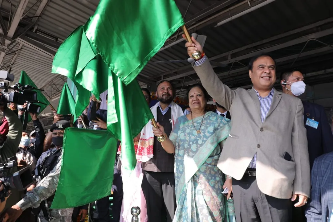 Assam CM Flags off Vistadome Services from Ghy-Naharlagun