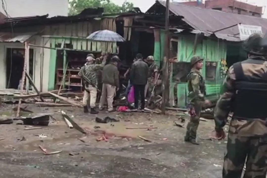 Manipur: Bomb Blast in Imphal Destroys Pharmacy