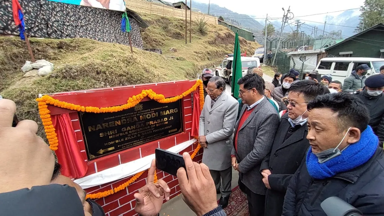 Sikkim Road Named After Narendra Modi Inaugurated by Guv