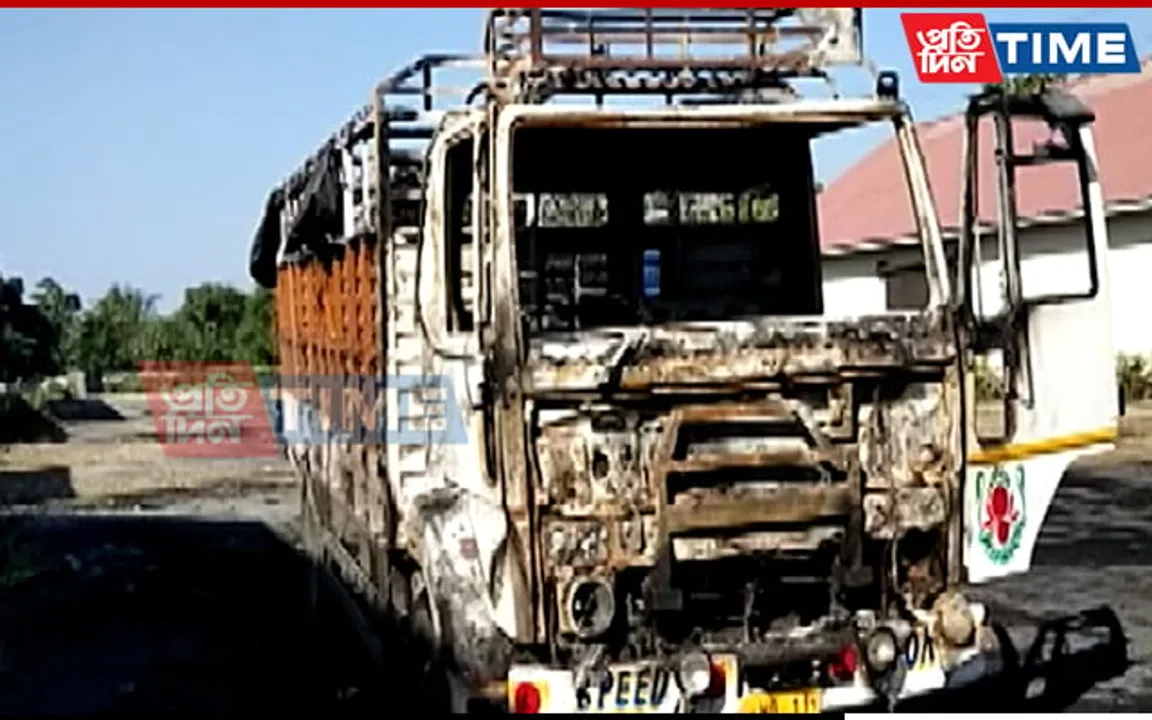 Kokrajhar: Seized Truck With 300 Kgs Of Cannabis Mysteriously Burnt Down