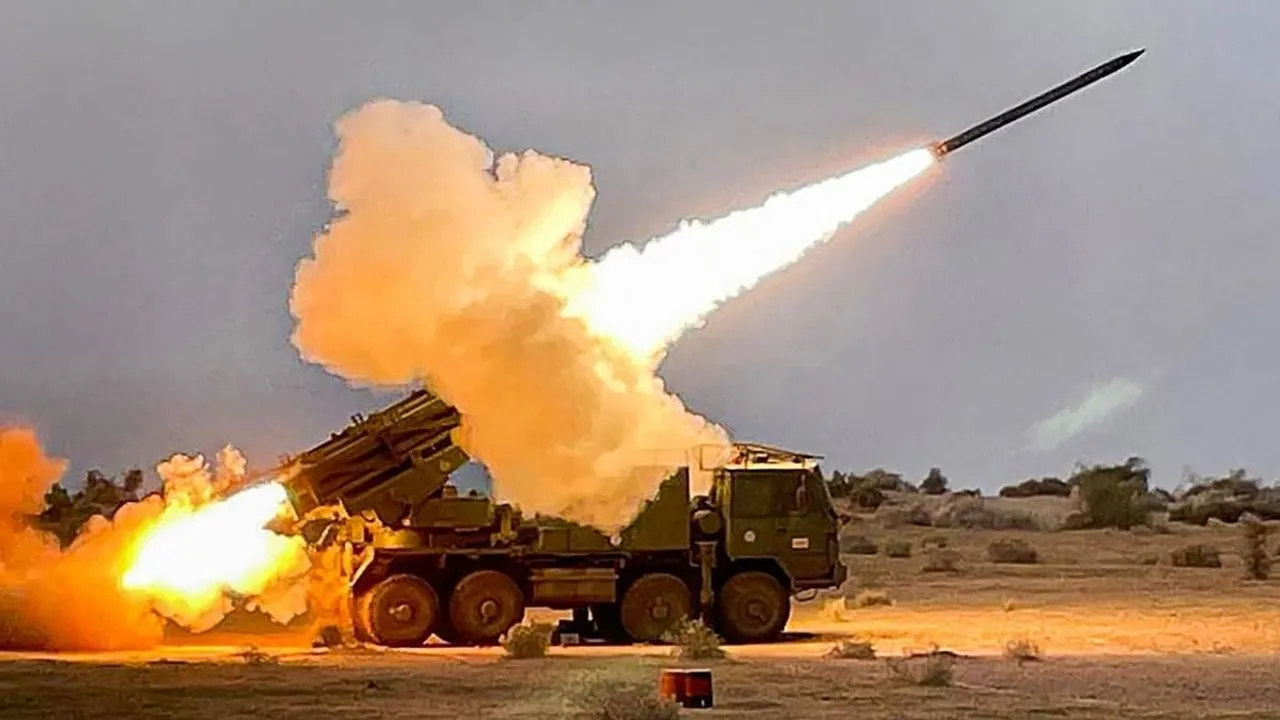 Pinaka-ER Rocket System Tested By Army And DRDO