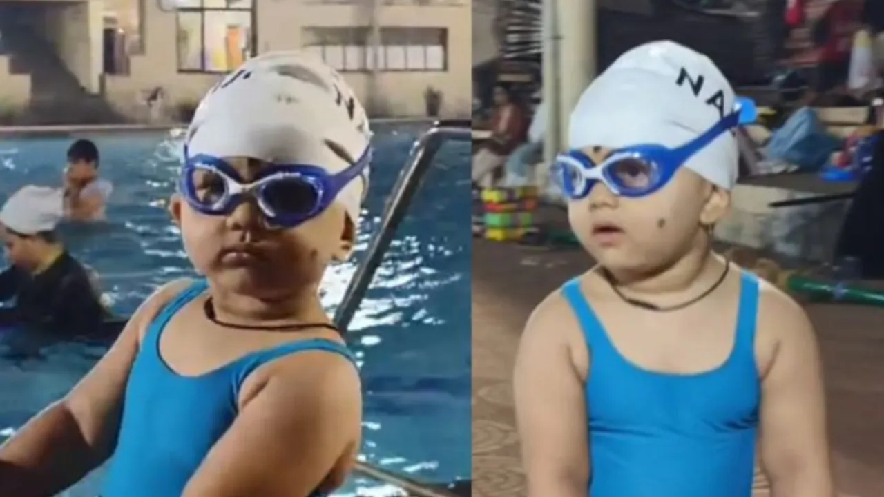 भारत की सबसे छोटी तैराक वेदा सरफरे