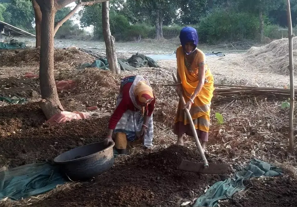 Jharkhand Compost making