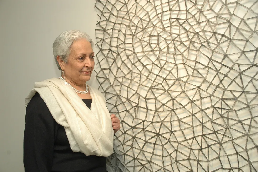 minimalist artist Zarina Hashmi 
