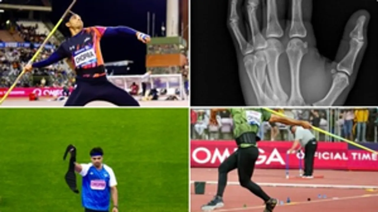  Neeraj Chopra competed in the Diamond League Final with fractured left hand