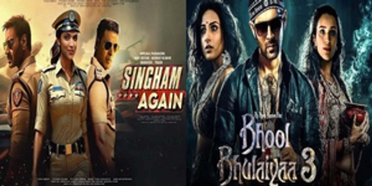  ‘Singham Again’ beats ‘Bhool Bhulaiyaa 3’ in advance bookings