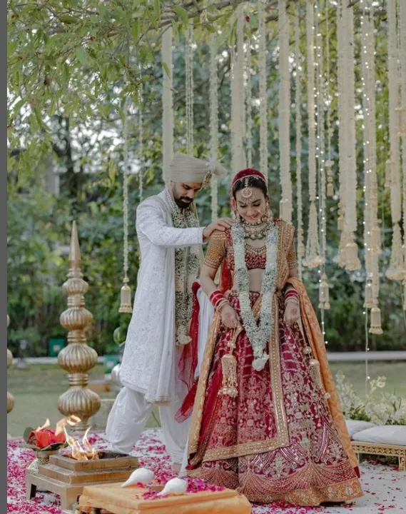  Surbhi Jyoti shares dreamy pictures from her wedding with Sumit Suri