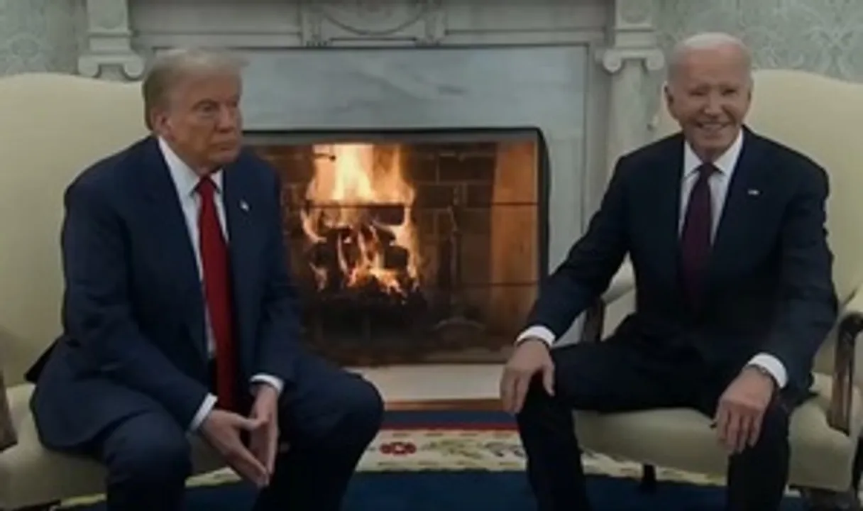  Welcome back, says Biden as he receives Trump in Oval Office