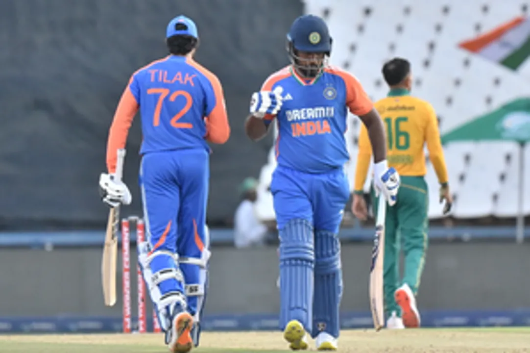  4th T20I: Blistering tons by Samson, Varma take India to record 283/1 against South Africa