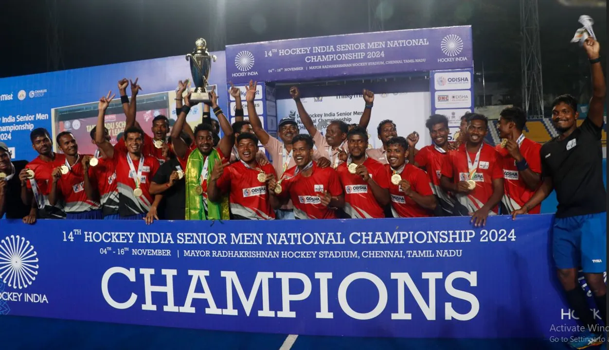  Odisha Hockey team lift Senior Men National Championship title