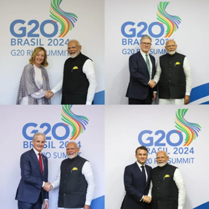  PM Modi holds crucial meetings with world leaders at Rio G20 Summit