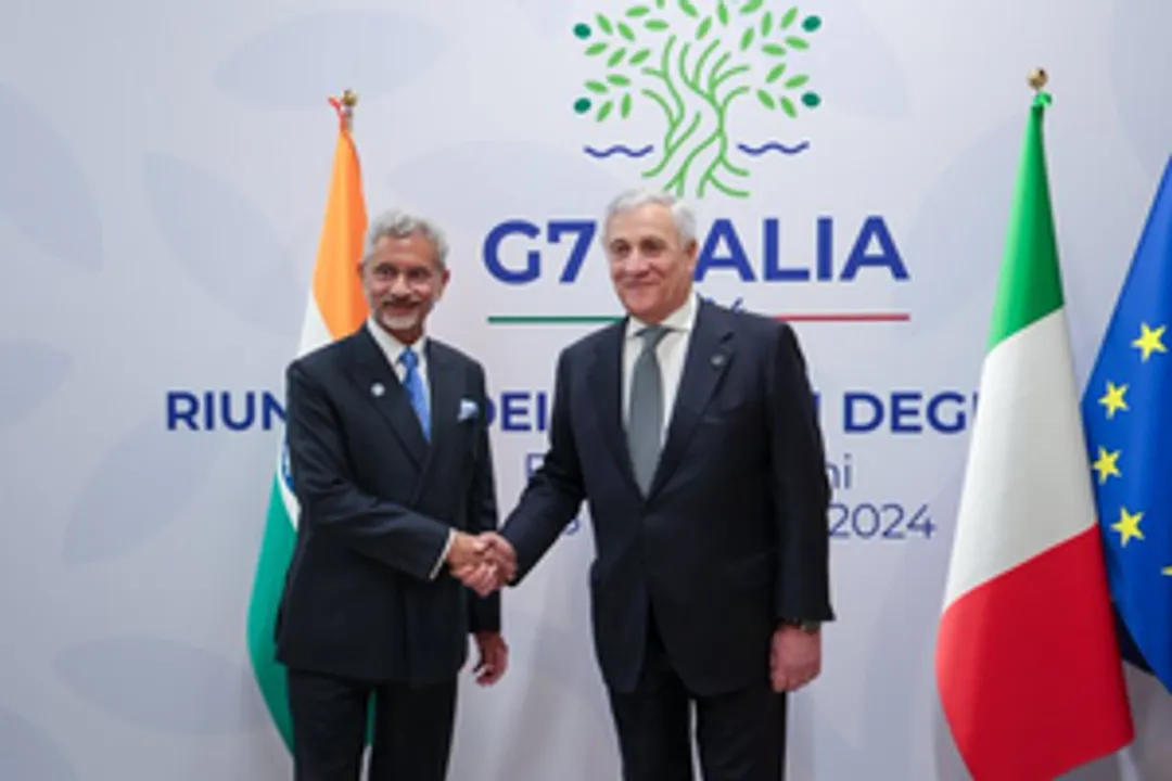  EAM Jaishankar meets Italy's counterpart at G7 Foreign Ministers' Meet