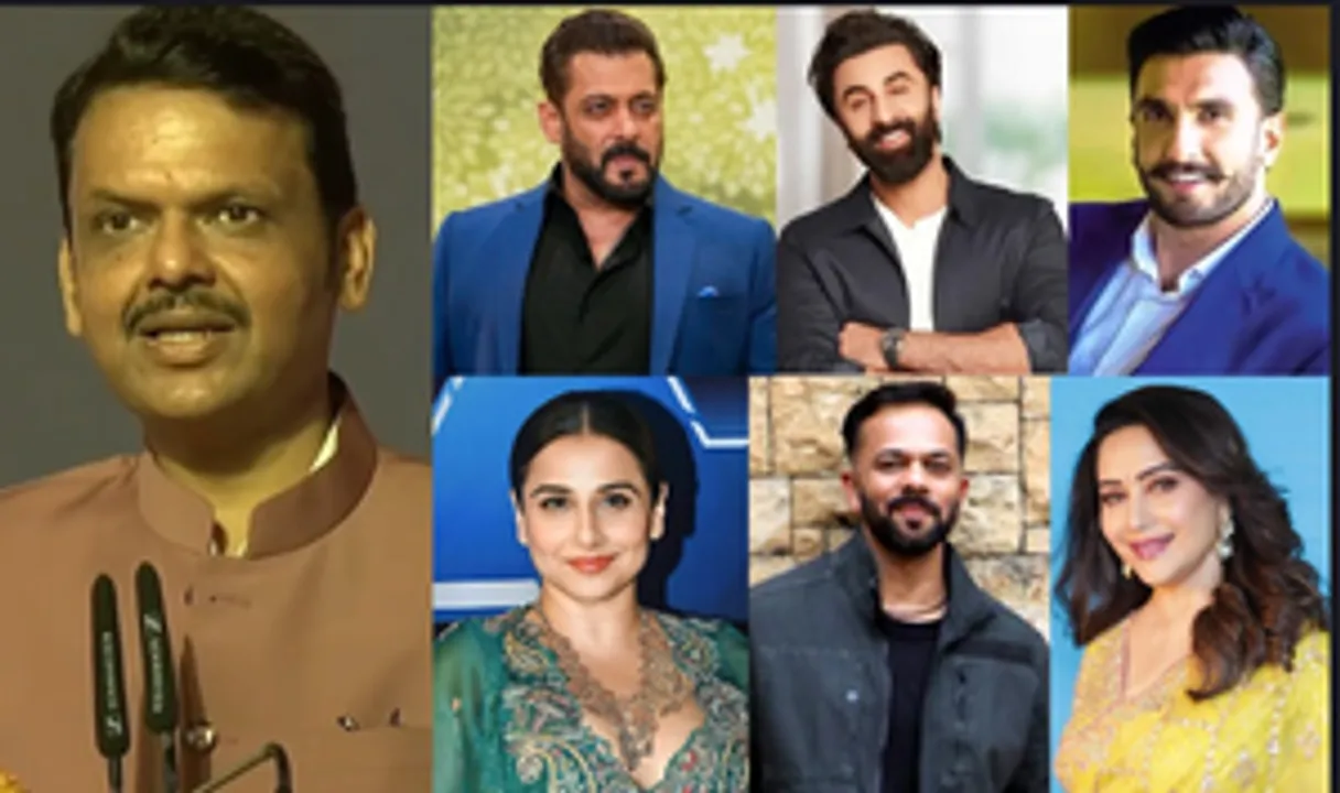  Bollywood makes a beeline at the swearing-in ceremony of Maharashtra CM Devendra Fadnavis