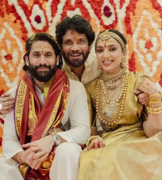  Sobhita Dhulipala in tears as Naga Chaitanya ties the Mangalsutra