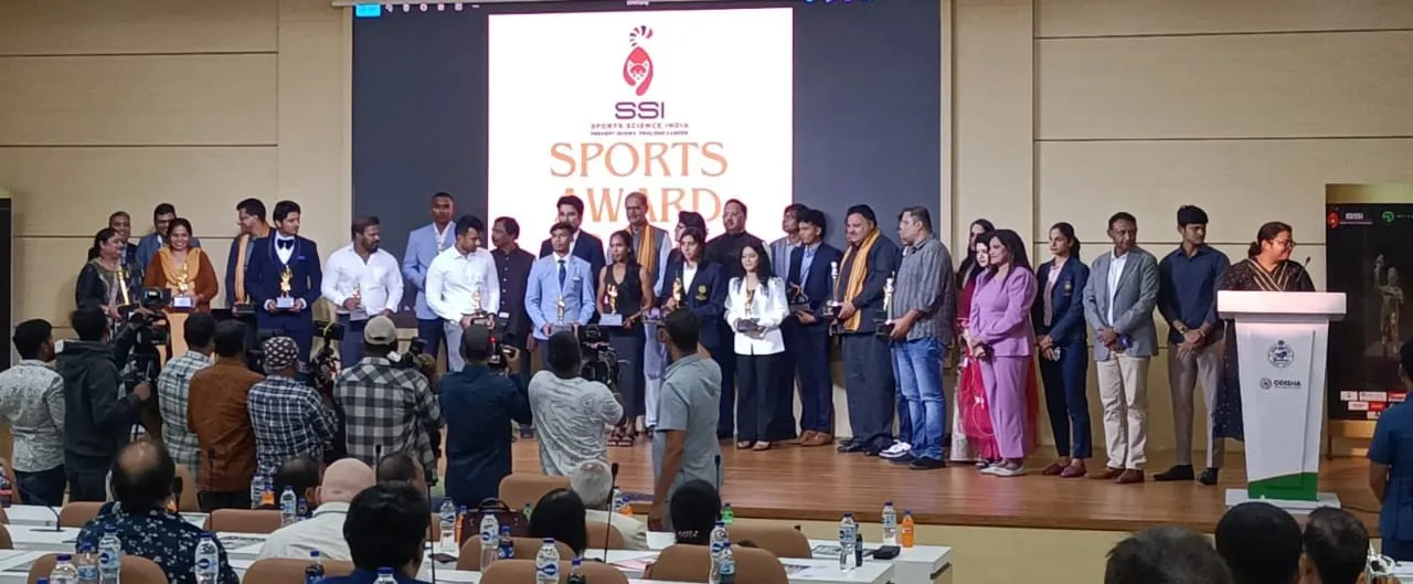  Karnam Malleswari, Bruno Coutinho receive SSI Lifetime Achievement Award in Bhubaneswar