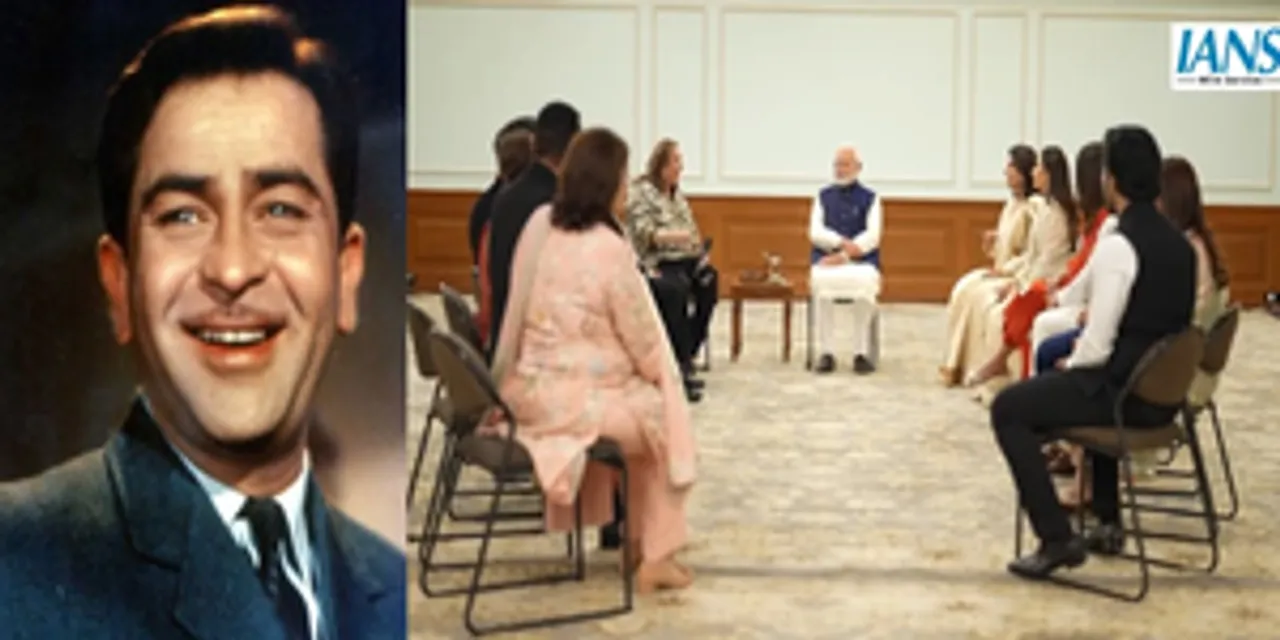 PM Modi praises Raj Kapoor's 'soft power' legacy in a meeting with the Kapoor family
