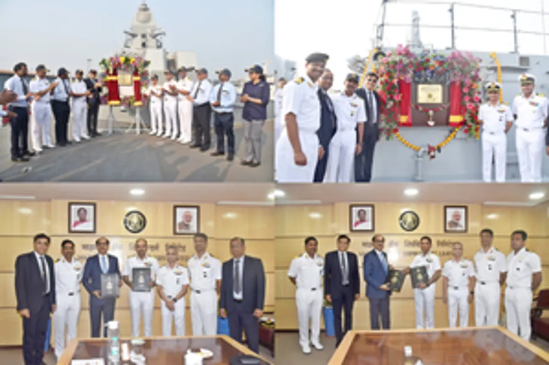  Two indigenously-built warships Nilgiri and Surat delivered to Indian Navy