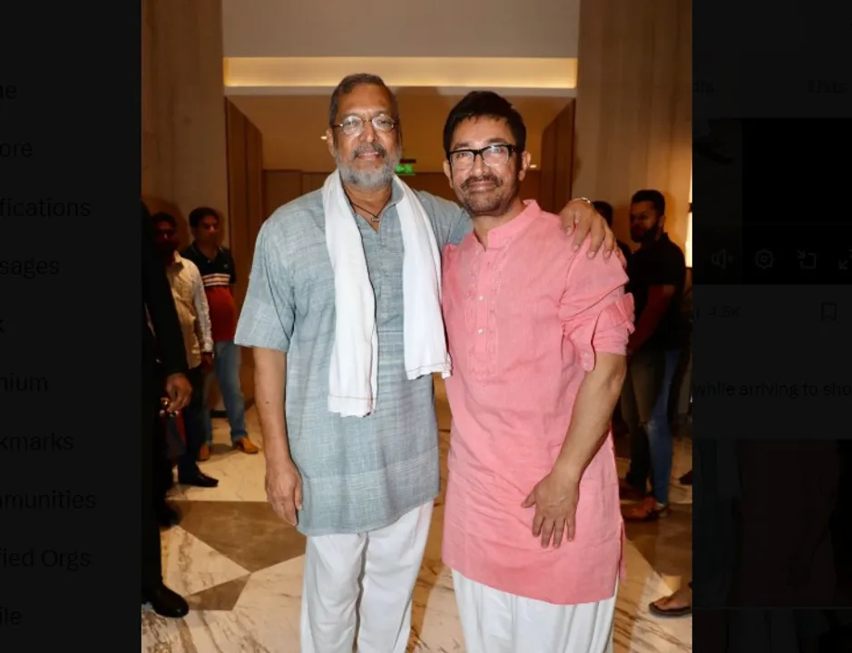  Aamir Khan, Nana Patekar shoot for a podcast, are podcasts drifting towards over-saturation?