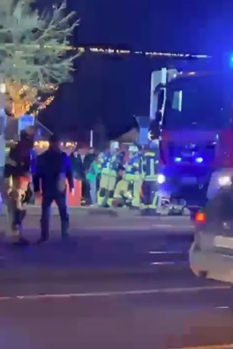  Car rams through Germany Christmas market killing 2, injuring 60