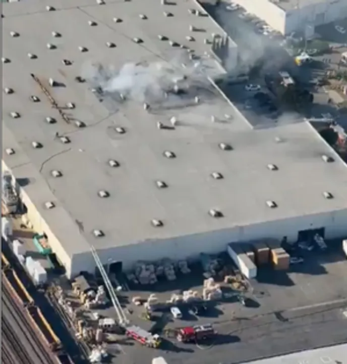  Small plane crashes into California building, claims two lives