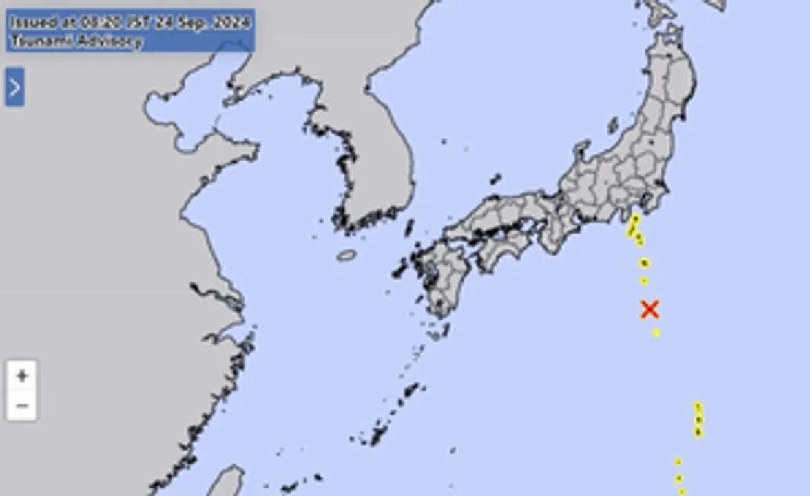  Tsunami advisory issued after 6.9-magnitude quake strikes Japan