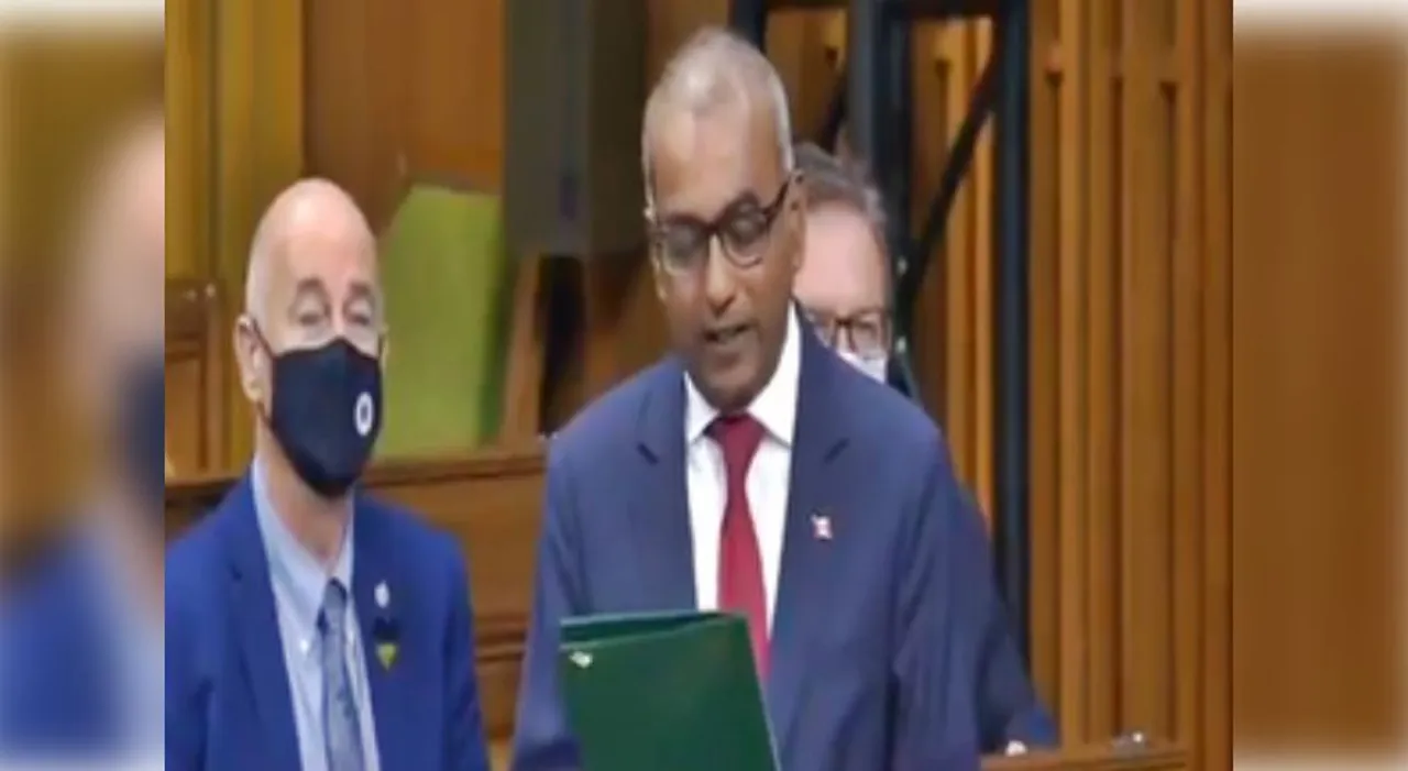  Indian-origin MP Chandra Arya files nomination for Canadian PM's race