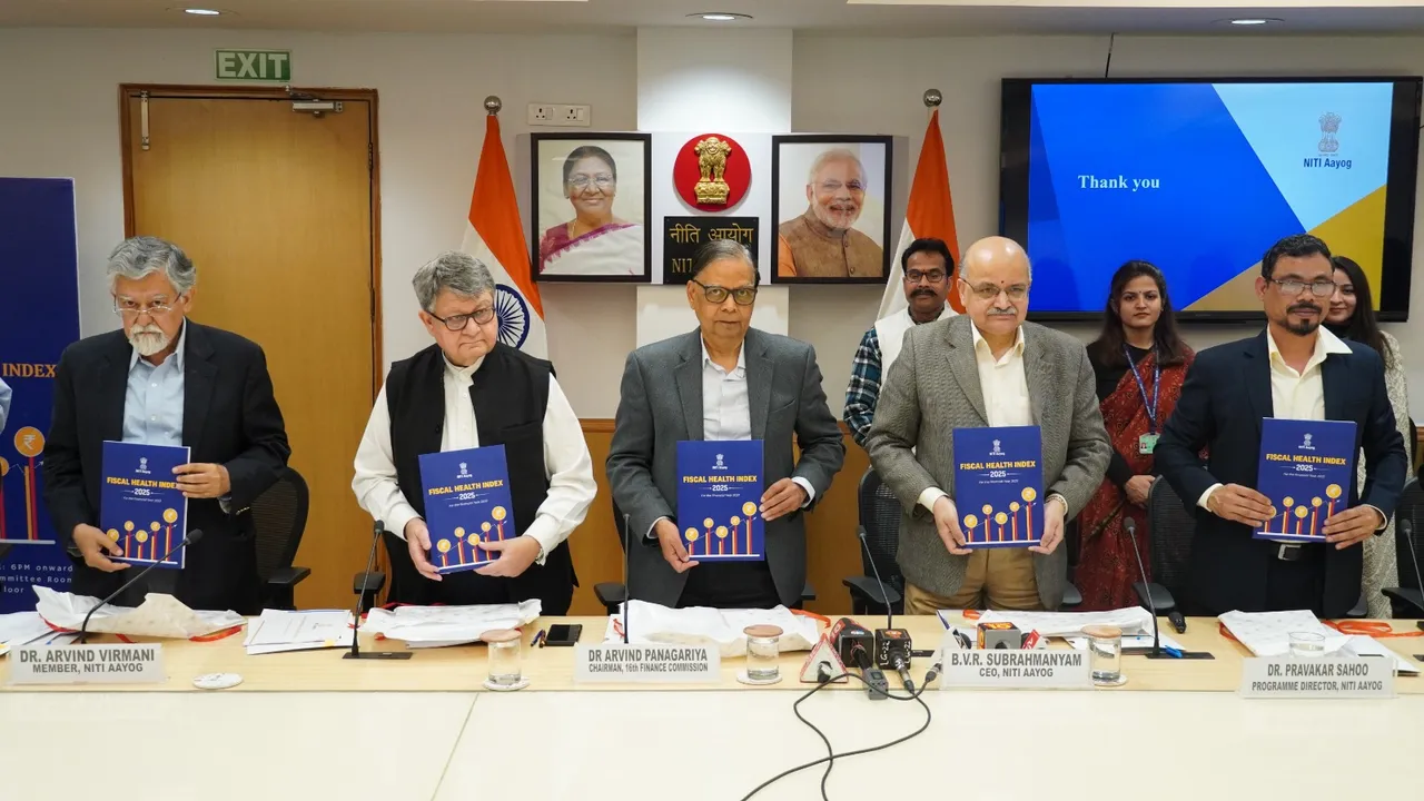 Odisha tops NITI Aayog’s Fiscal Health Index 2025 ranking