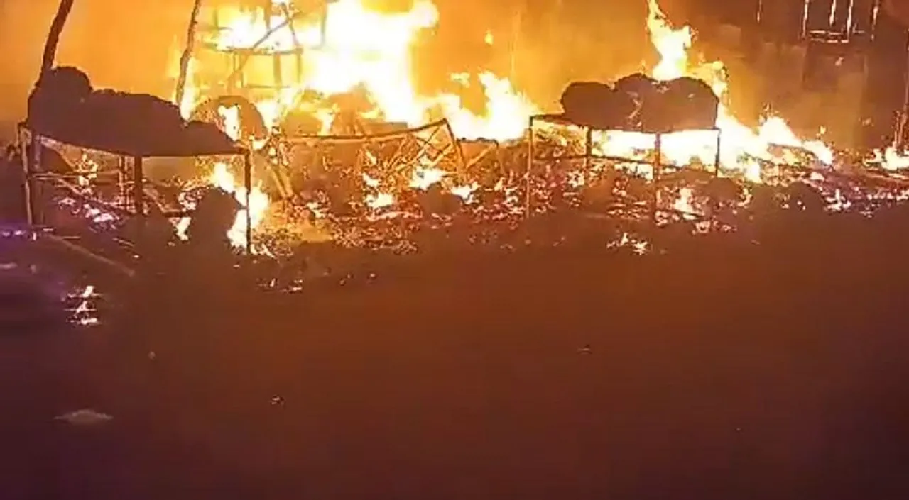 13 handicraft shops near Konark Sun Temple reduced to ashes in major fire mishap