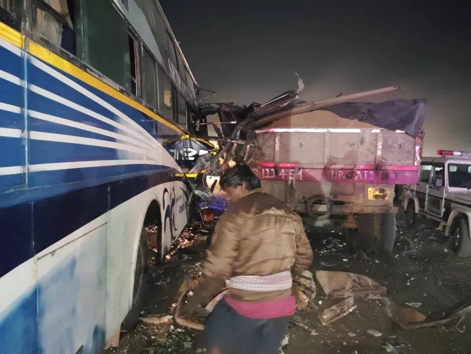  Bus carrying Kumbh Mela pilgrims from Odisha meets with mishap in Bihar; 35 injured