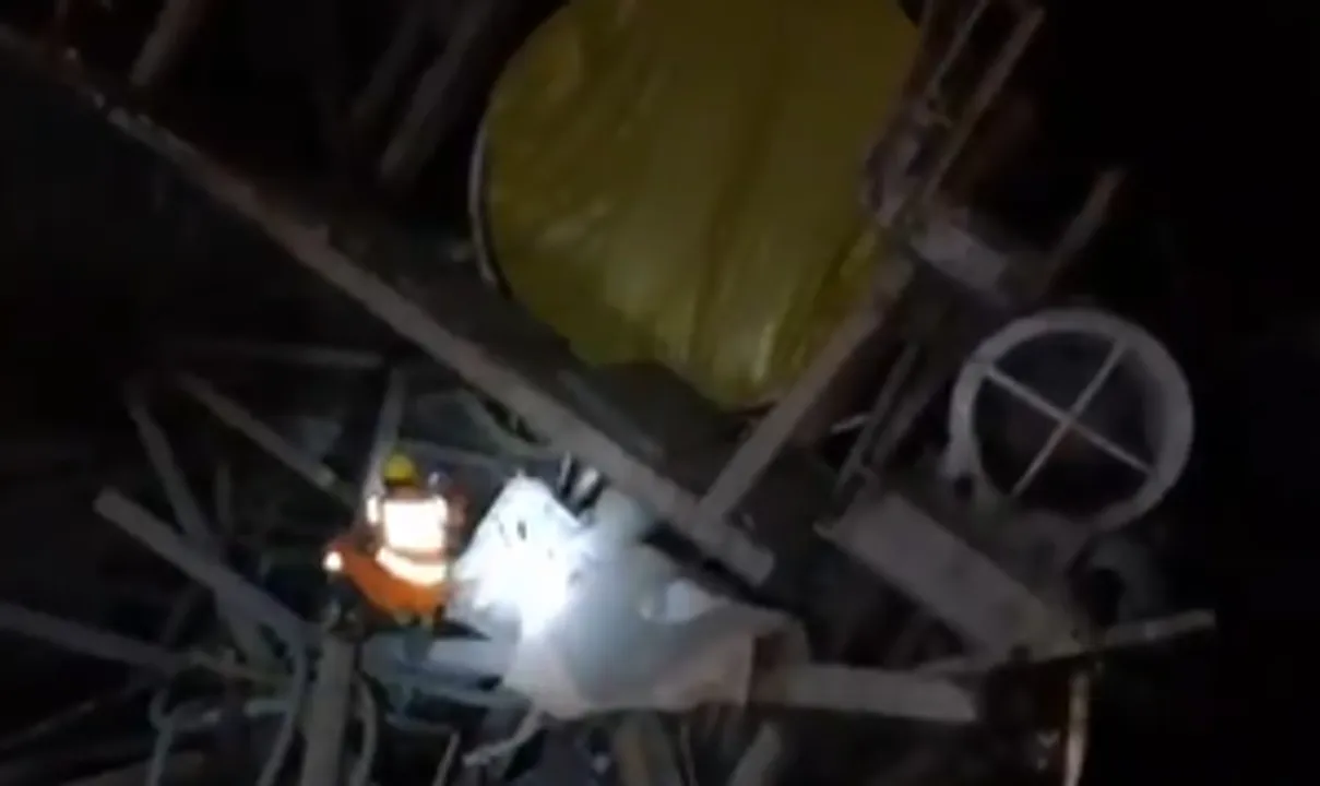  Rescue operation on to save trapped men from Telangana tunnel