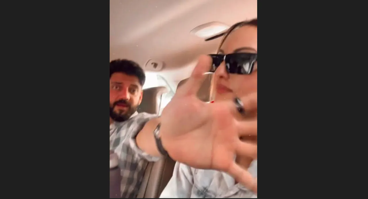  Sonakshi Sinha threatens to bite hubby Zaheer Iqbal