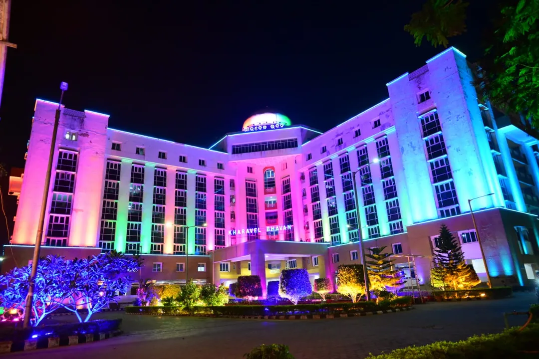  Twin City Commissionerate Police has been illuminated Photograph: (Twin City Commissionerate Police has been illuminated) 