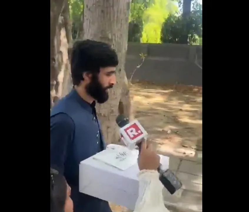  'Celebrating bloodshed', social media fumes after man seen carrying cake to Pak High Commission