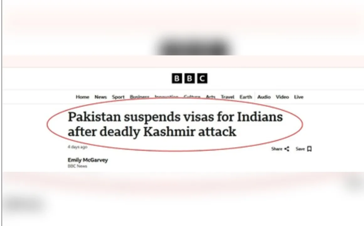  India raises strong objection to terminology, reporting bias in BBC's Pahalgam coverage