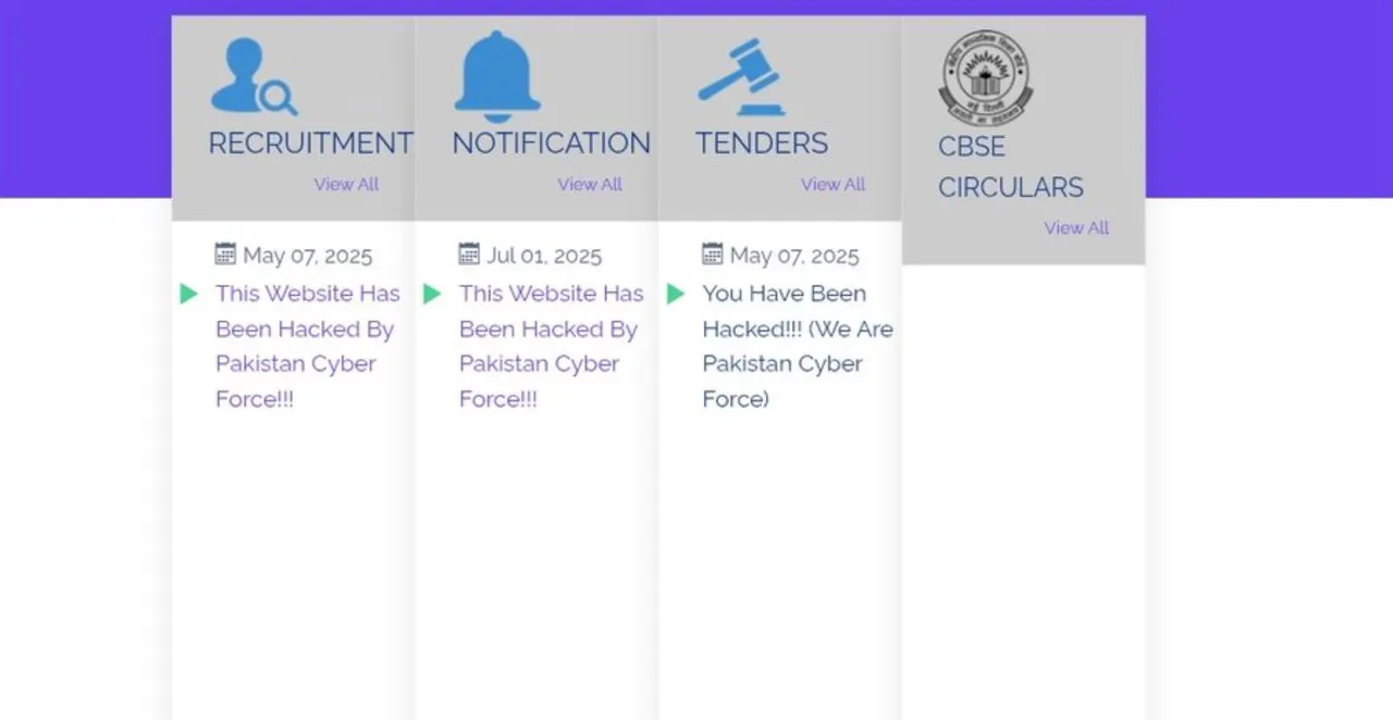  Odisha Adarsha Vidyalaya Sangathan's website hacked by 'Pakistan Cyber Force'