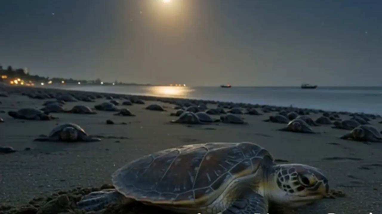  Proud to support conservation efforts of Olive Ridley turtles, says Karan Adani